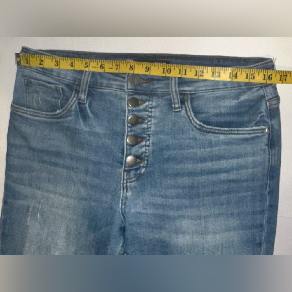 Kut From The Kloth High Rise Rachael Fab Ab Mom Ankle Jeans Size 8 Button Up Fly - Picture 6 of 7